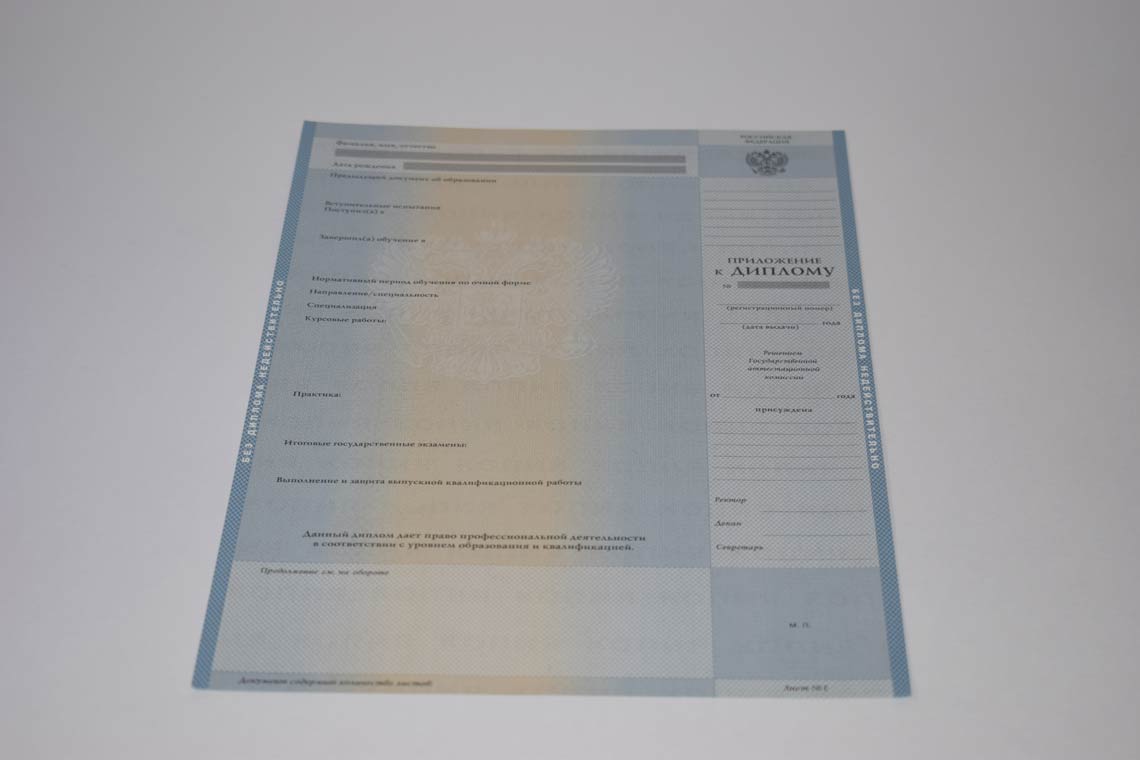 Диплом Магистра с 2003-2008 в Коломне приложение